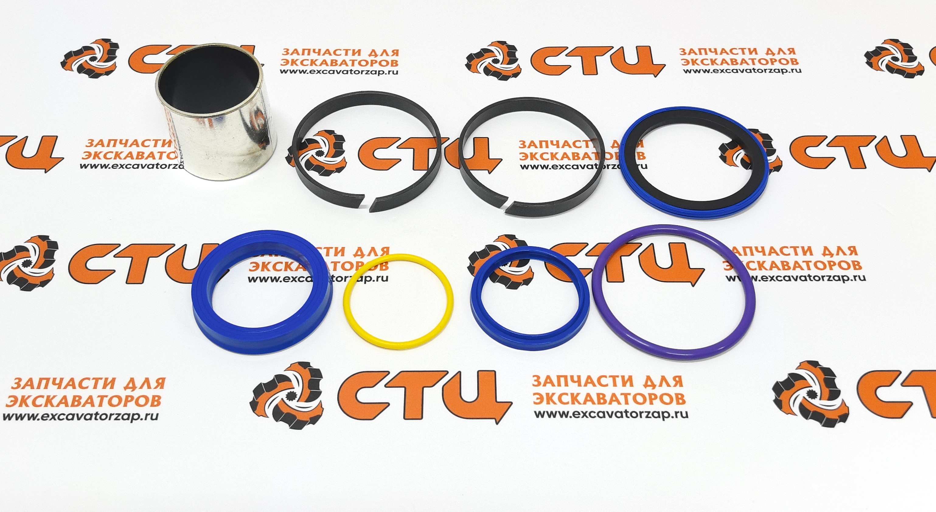 Ремкомплект 324-0356, 3240356 гидроцилиндра экскваторного ковша экскаватора погрузчика CAT428E