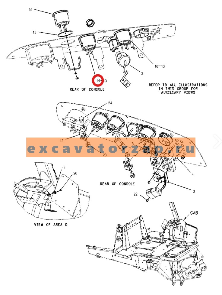 Указатель 170-6305, 1706305 уровня топлива экскаватора погрузчика 414E, 416D, 416E, 420D, 420E, 422E, 424D, 428D, 428E, 430D, 430E, 432D, 432E