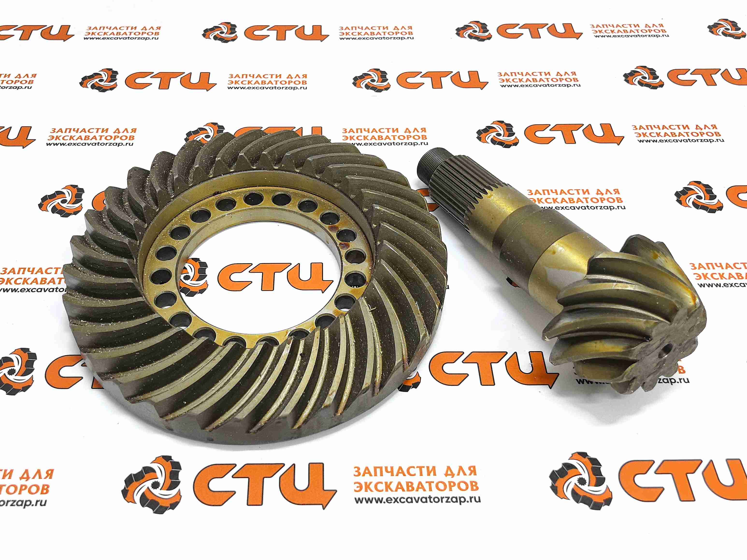 Главная пара ZGAQ-04425 + ZGAQ-04424 моста фронтального погрузчика HYUNDAI HL730-9, HL730-9A, HL730-9S, HL730TM-9, HL730TM-9A