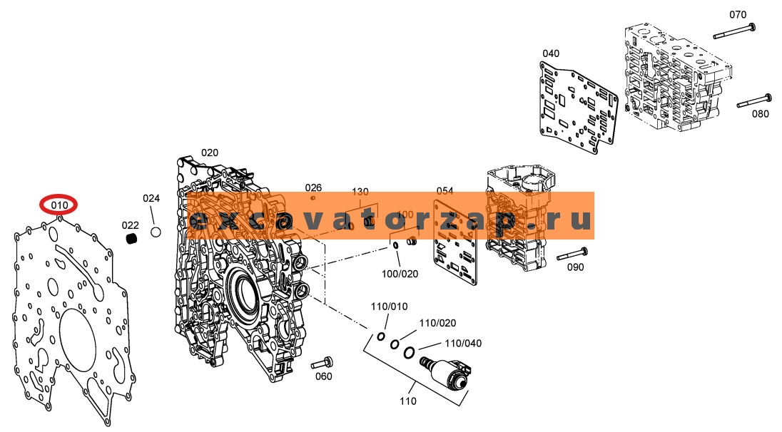 Запчасти Hidromek 102B/102S